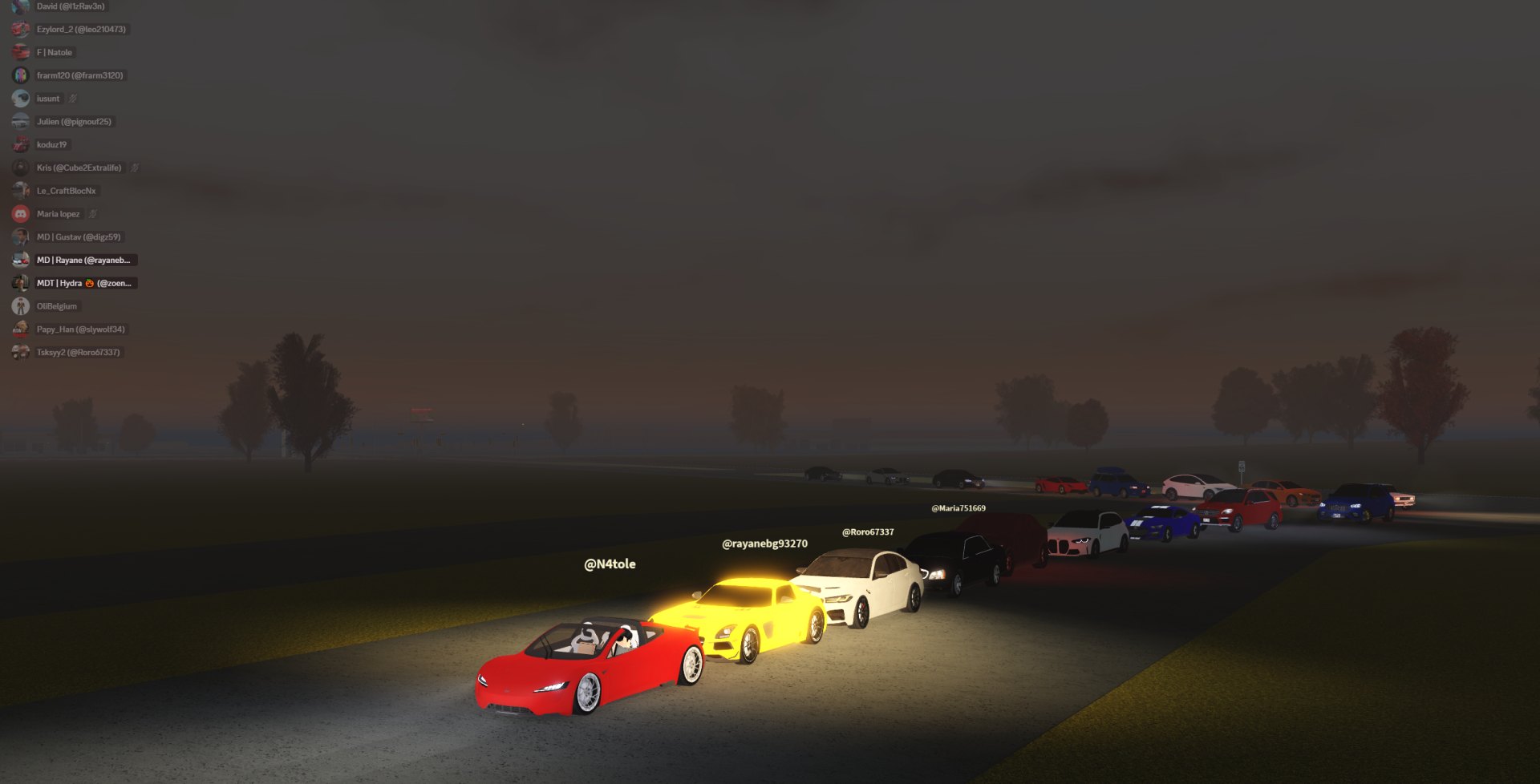 Photo prise sur le serveur GVRP FR