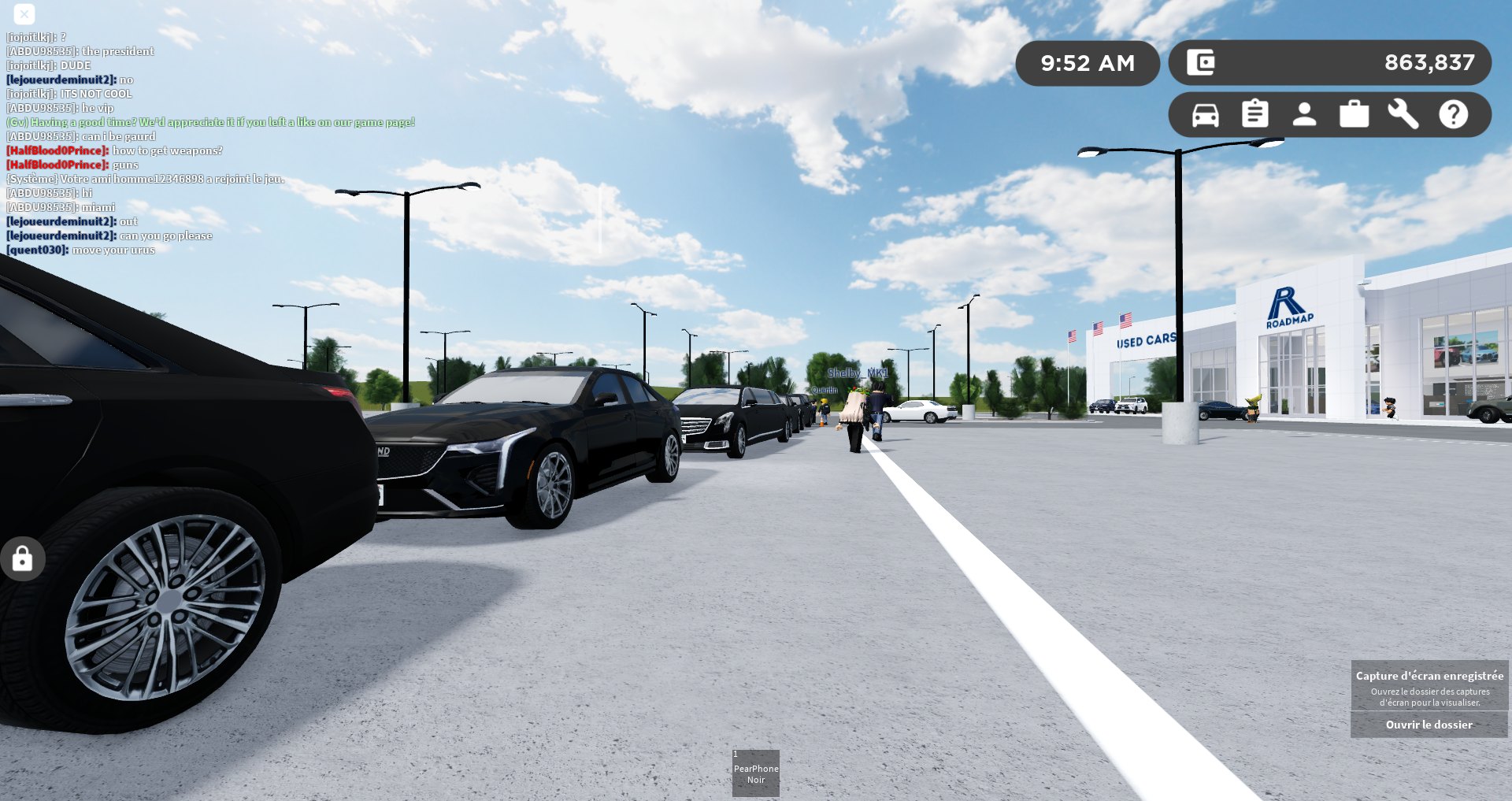 Photo prise sur le serveur GVRP FR