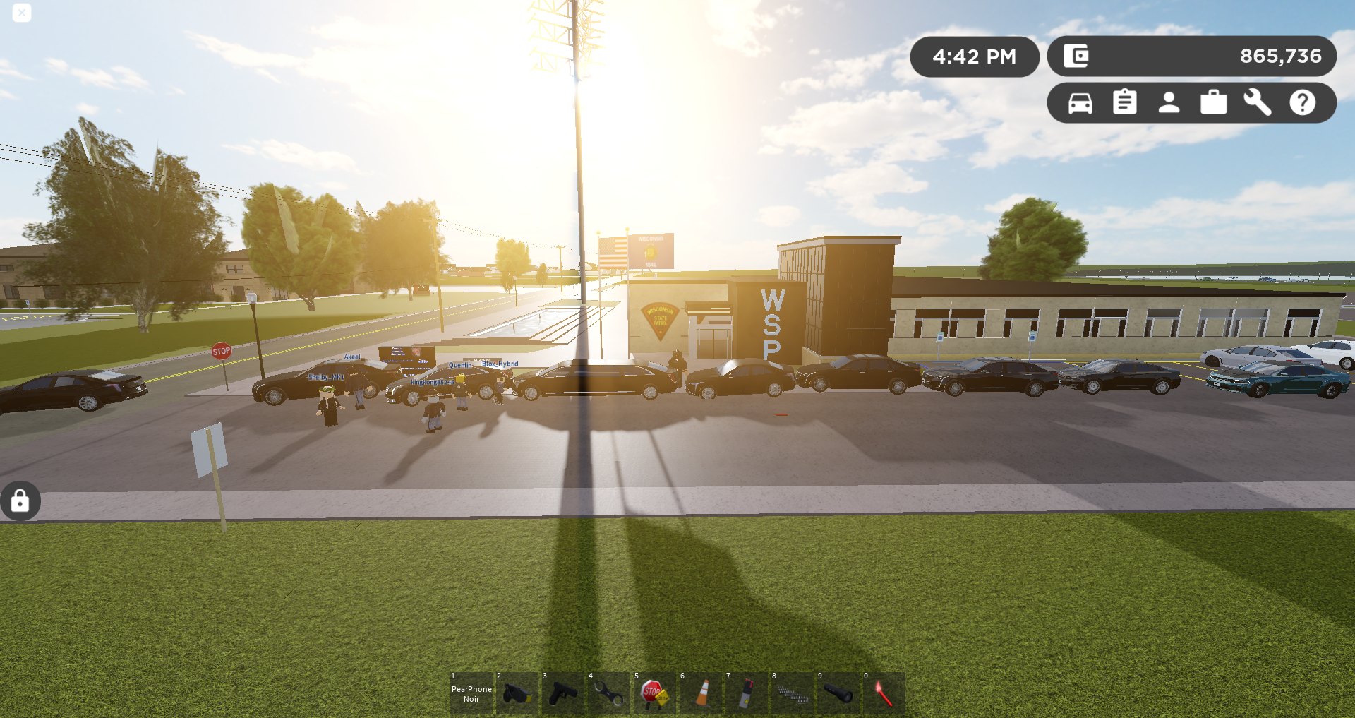 Photo prise sur le serveur GVRP FR