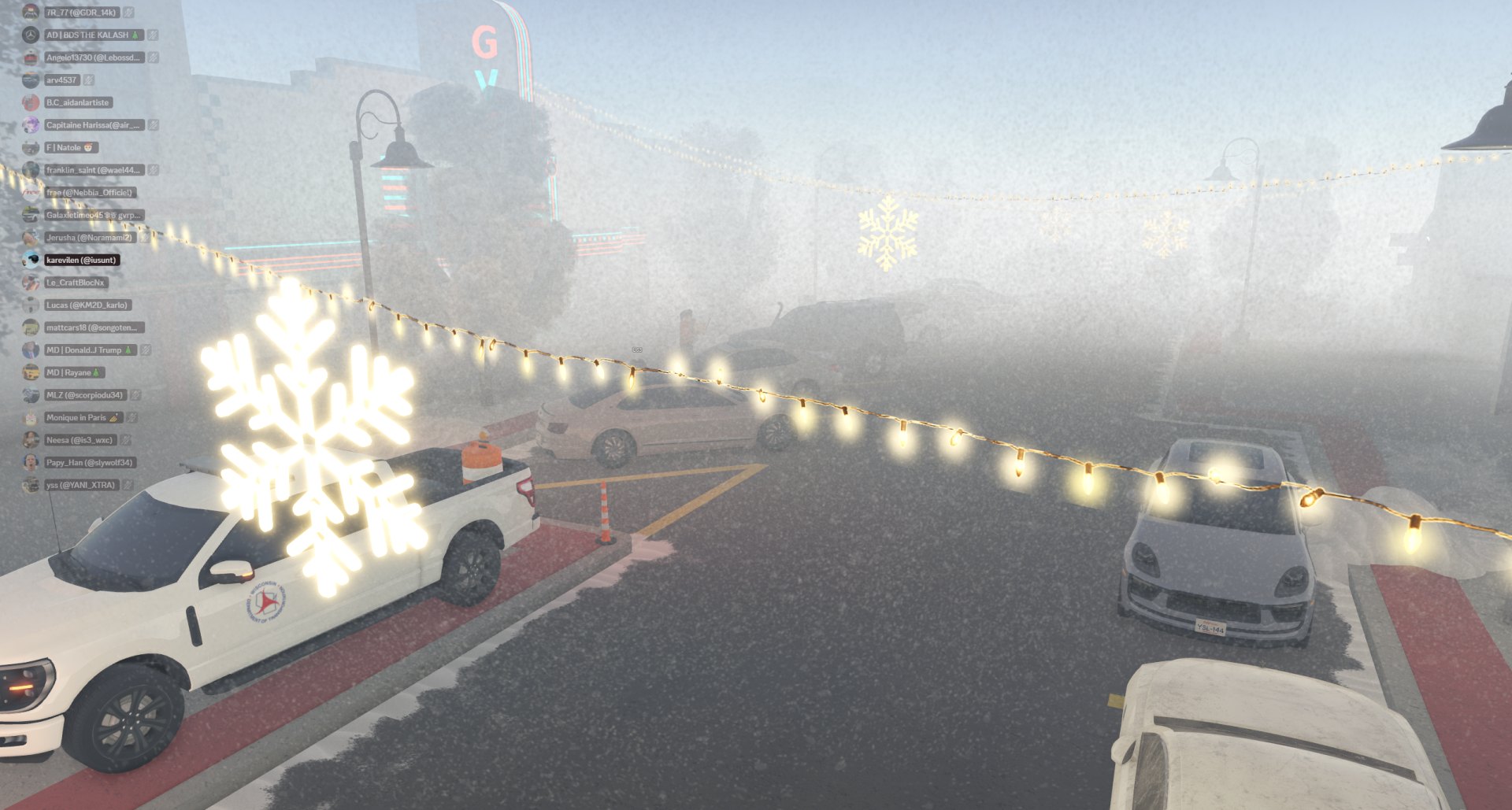 Photo prise sur le serveur GVRP FR